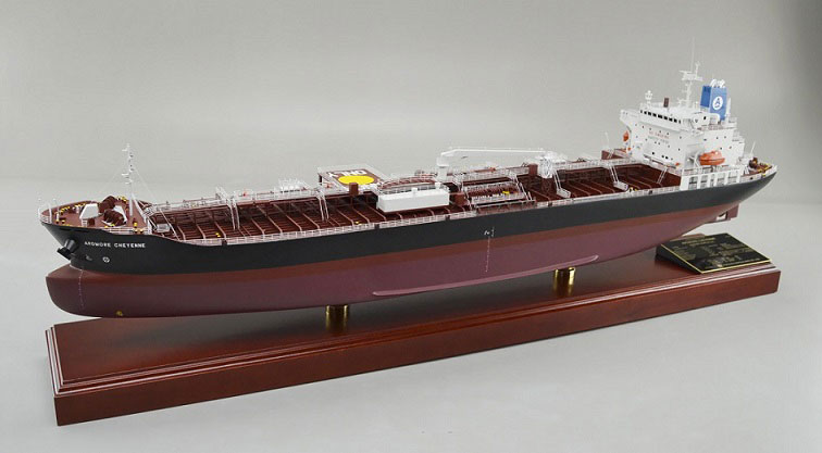 1/150 アードモア・シャイアン(ARDMORE CHEYENNE) ケミカルタンカー 福岡造船様 木製ハンドメイド精密船舶模型 製作専門会社、ウッドマンクラブ
