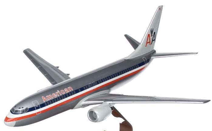 ボーイング737-700 アメリカン航空・BOEING-737-700 アメリカン航空超精密模型完成品台座付 ウッドマンクラブ
