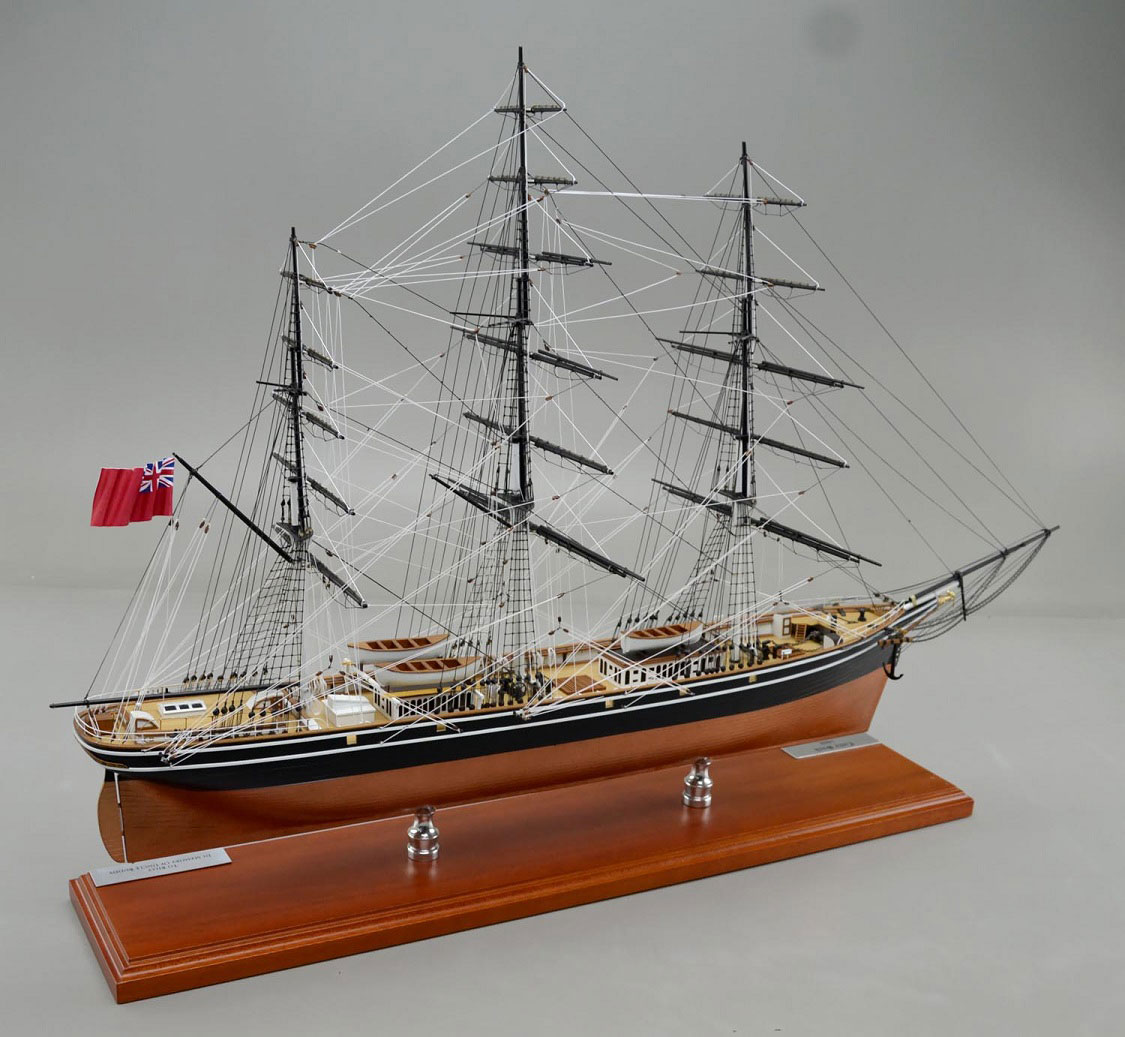 カティサーク Cutty Sark 帆船 精密帆船模型 ハンドメイド木製帆船模型、精密模型製作・販売の専門店 ウッドマンクラブ