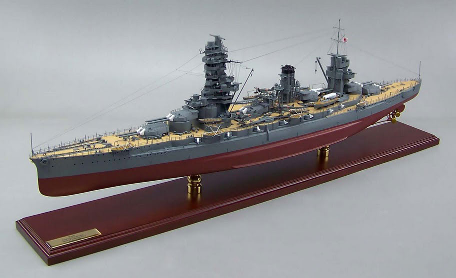 戦艦扶桑 木製ハンドメイド超精密艦船模型完成品