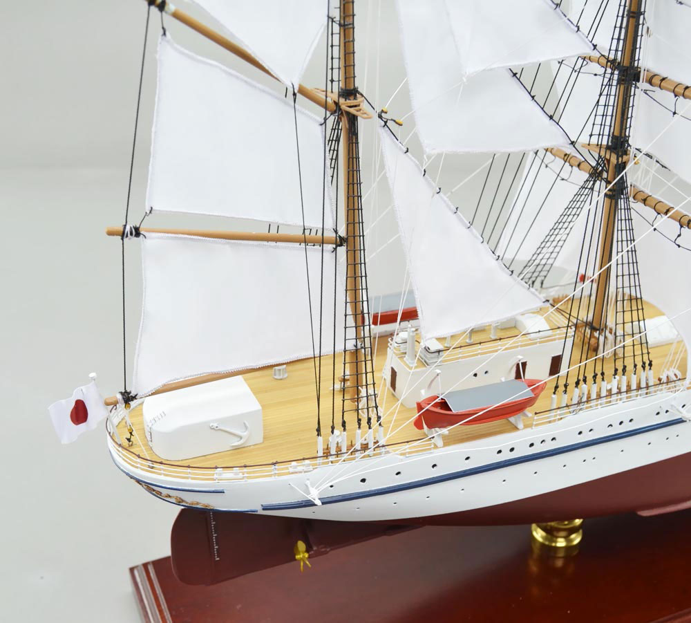 日本丸 帆船 精密帆船模型 ハンドメイド木製帆船模型、精密模型製作・販売の専門店 ウッドマンクラブ