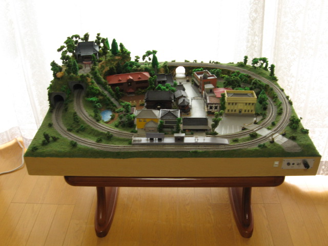 山寺編・自宅・洋間・大阪府、Nゲージレイアウト 鉄道模型 nゲージジオラマ