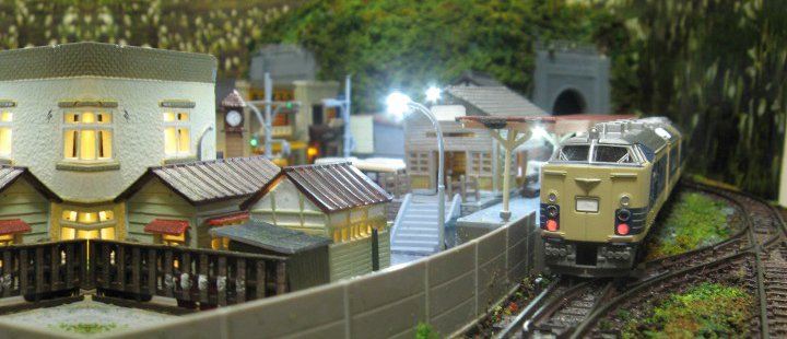 鉄道模型レイアウト Nゲージジオラマ