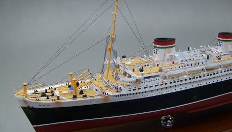 レックスー精密木製模型完成品(REX) 船舶模型会社 展示用模型　製作専門会社 ウッドマンクラブ