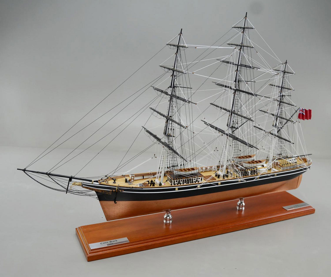 お買得！】 帆船模型 カティ・サーク 長さ95cm 巾40cm 高80cm 置物