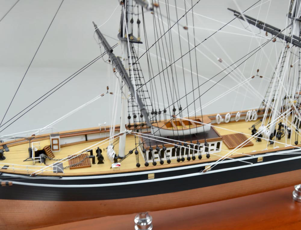 □大型帆船 カティサーク Cutty Sark精密模型完成品 精密帆船模型 