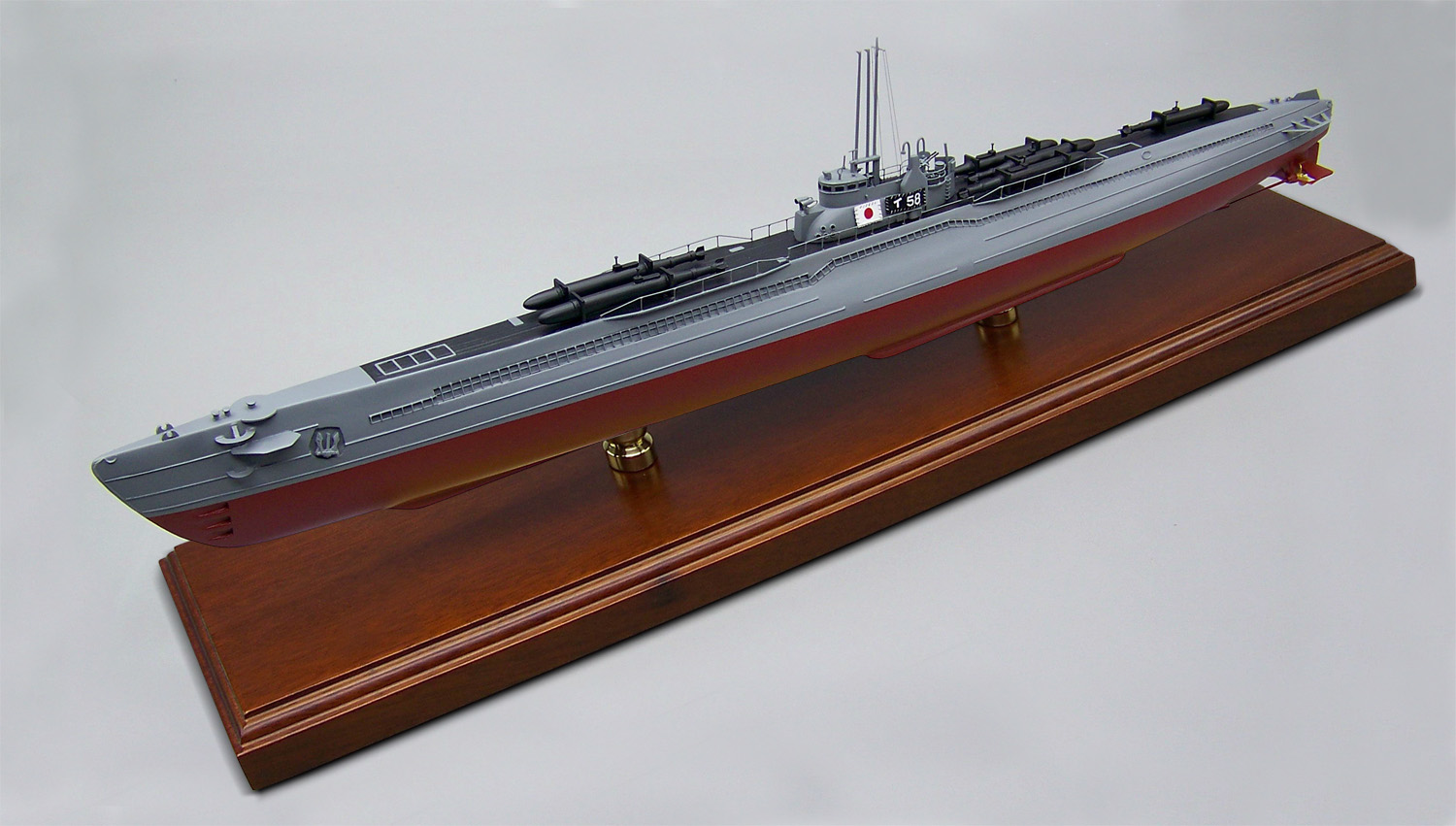 潜水艦 伊号58（イ-58)精密模型完成品塗装済、1/350伊号58（イ-58),1/200伊号58（イ-58),1/144伊号58（イ-58),1/100伊号58（イ-58),木製ハンドメイド、ウッドマンクラブ