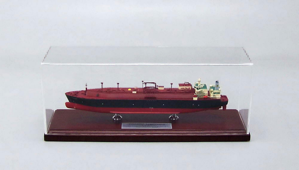 1/400 LNG運搬船 LNG-Ship ソナンゴル サンビザンガ(SONANGOL-SAMBIZANGA) 木製精密模型 精密模型製作専門店 ウッドマンクラブ