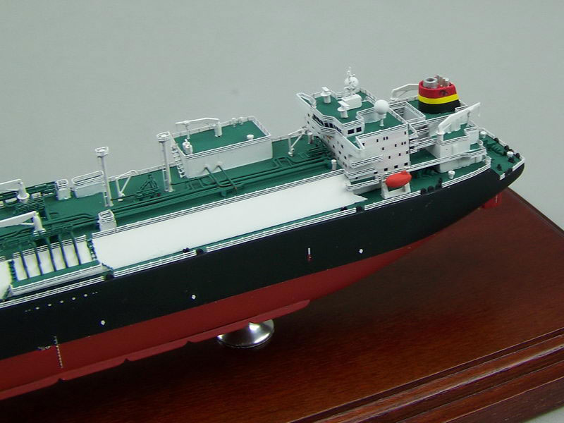 1/400 LNG運搬船 LNG-Ship ソナンゴル サンビザンガ(SONANGOL-SAMBIZANGA) 木製精密模型 精密模型製作専門店 ウッドマンクラブ