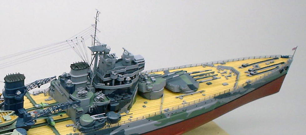 1/350 イギリス海軍戦艦プリンス オブ ウェールズ(HMS PRINCE OF WALES)精密模型完成品塗装済、英国海軍木製ハンドメイド精密艦船模型 ウッドマンクラブ