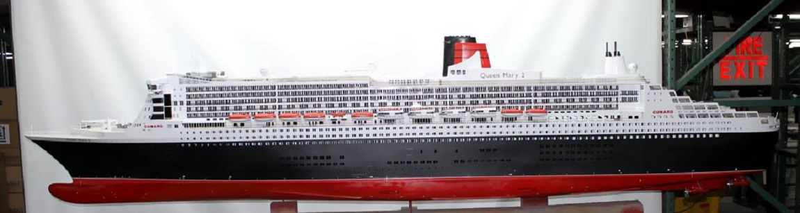 クイーンメリー２「QUEENMARY2」超精密模型完成品 1/350 1/200 1/144 1/100「クイーンメリー２」精密大型客船模型完成品台座付,精密模型製作と販売専門店ウッドンマンクラブ