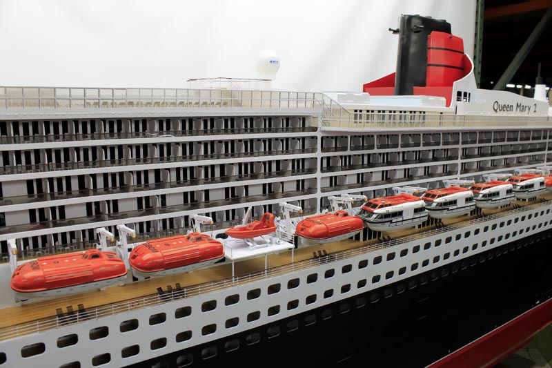 クイーンメリー２「QUEENMARY2」超精密模型完成品 1/350 1/200 1/144 1/100「クイーンメリー２」精密大型客船模型完成品台座付,精密模型製作と販売専門店ウッドンマンクラブ