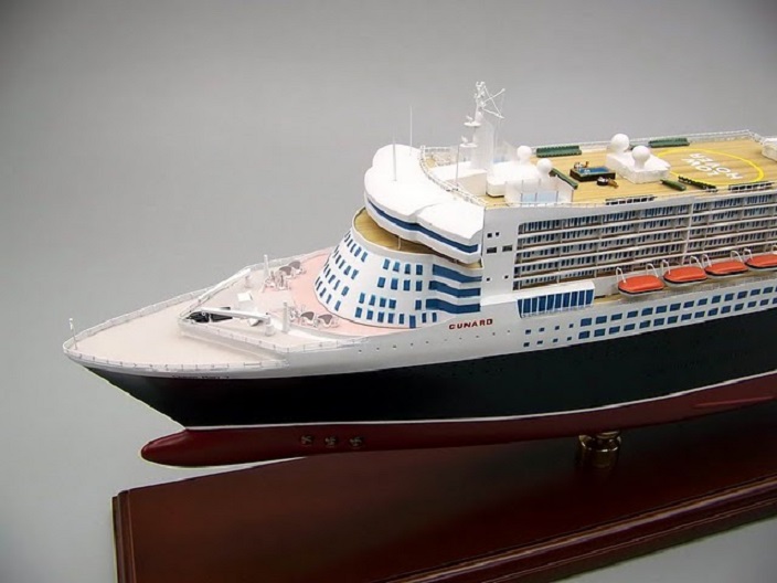 クイーンメリー２「QUEENMARY2」超精密模型完成品 1/350 1/200 1/144 1/100「クイーンメリー２」精密大型客船模型完成品台座付,精密模型製作と販売専門店ウッドンマンクラブ