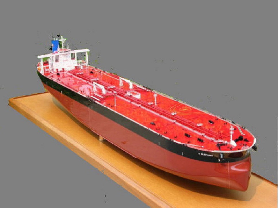 1/100 オイルタンカー「エレファント」（石油運搬船）FRP製精密模型 精密模型製作専門店 ウッドマンクラブ