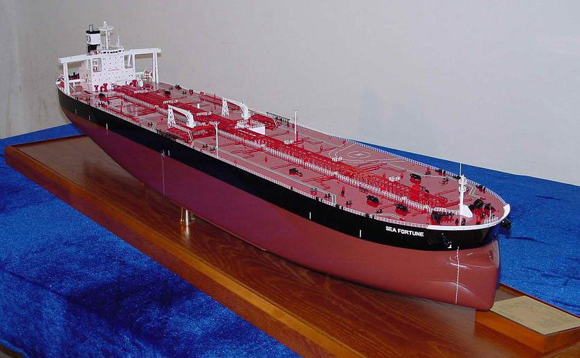 1/100 OILタンカー SEA FORTUNE FRP製精密模型 精密模型製作専門店 ウッドマンクラブ