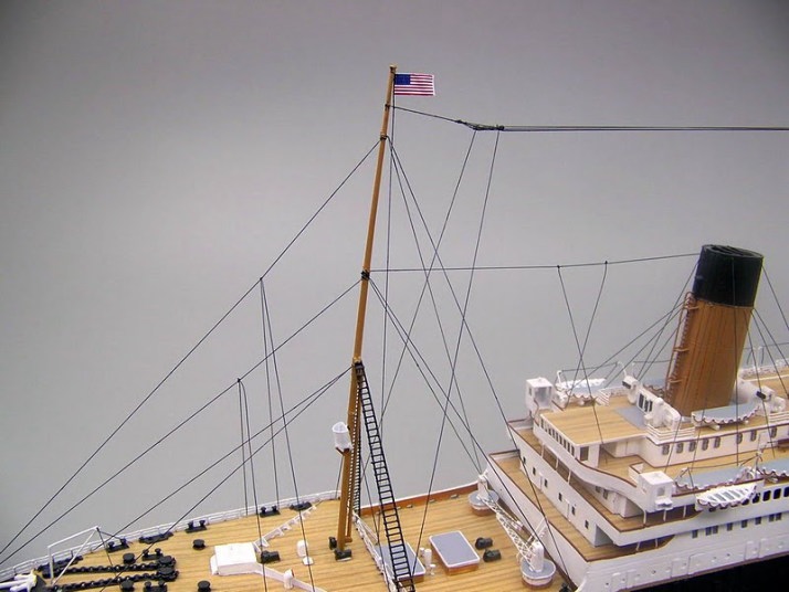 タイタニック（TITANIC）精密模型完成品 木製ハンドメイド製作、精密模型製作・販売の専門店 ウッドマンクラブ