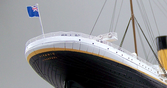 タイタニック（TITANIC）精密模型完成品 木製ハンドメイド製作、精密模型製作・販売の専門店 ウッドマンクラブ