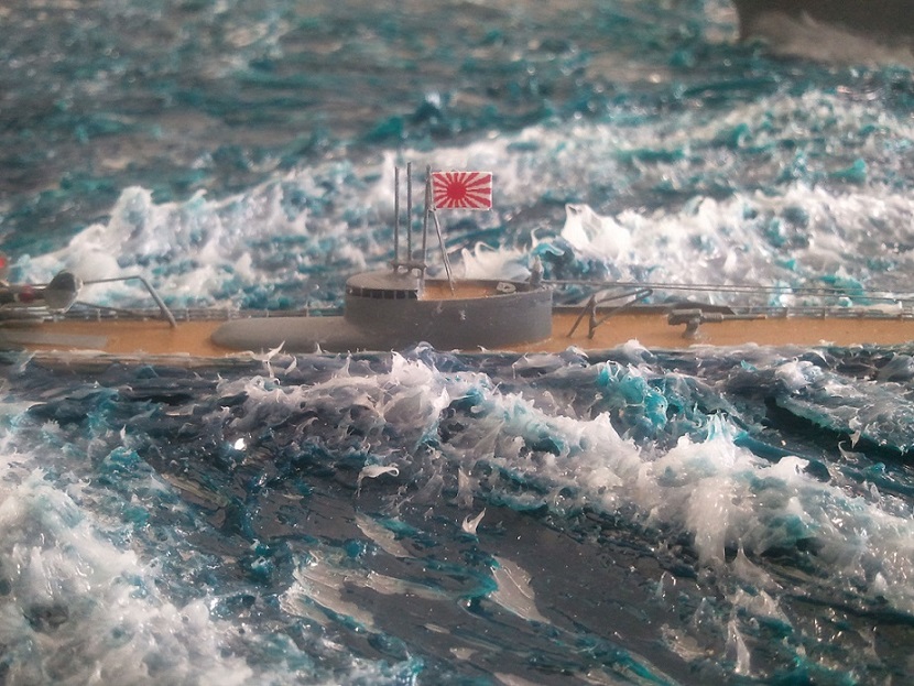 1/700 戦艦大和・重巡高雄・空母赤城・駆逐艦雪風・潜水艦イ-19各精密艦船模型を洋上ジオラマで再現・精密模型完成品の製作と通販専門店 ウッドマンクラブ