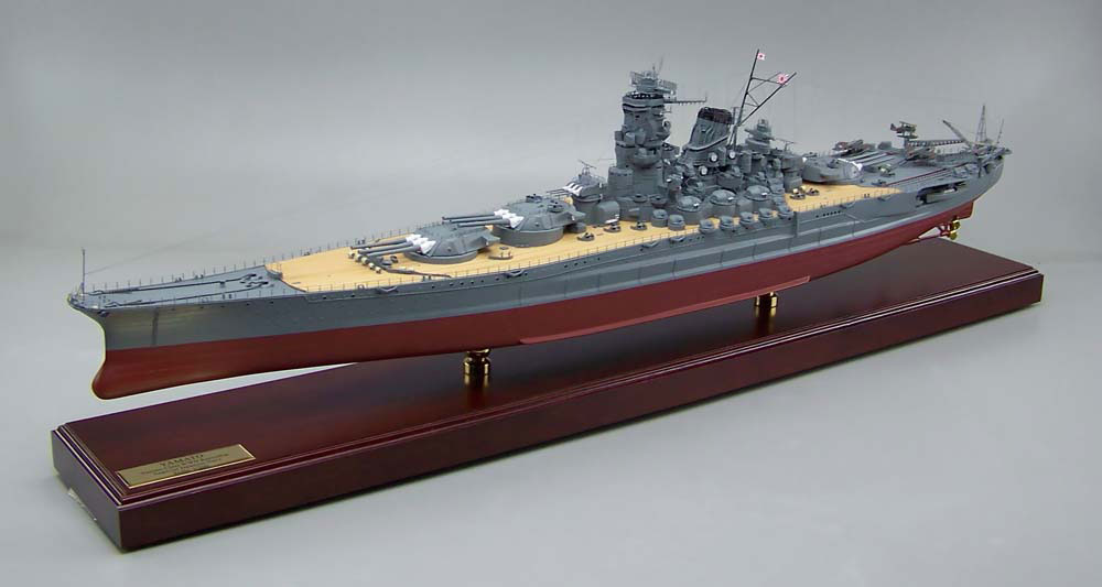 戦艦大和超精密模型完成品、1/350戦艦大和,1/200戦艦大和,1/144戦艦大和,1/100戦艦大和、木製ハンドメイド、精密艦船模型完成品台座付の製作と通販専門店 ウッドマンクラブ