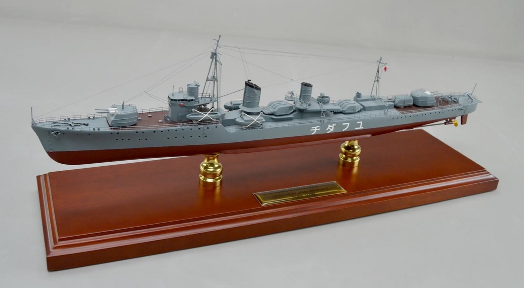 1/200 日本海軍 駆逐艦 夕立 YUDACHI 木製ハンドメイド、精密模型製作専門店 ウッドマンクラブ