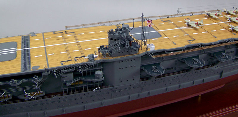 1/200空母赤城精密模型完成品塗装済、木製ハンドメイド艦船模型、空母赤城精密艦船模型完成品台座付の製作と通販専門店 ウッドマンクラブ