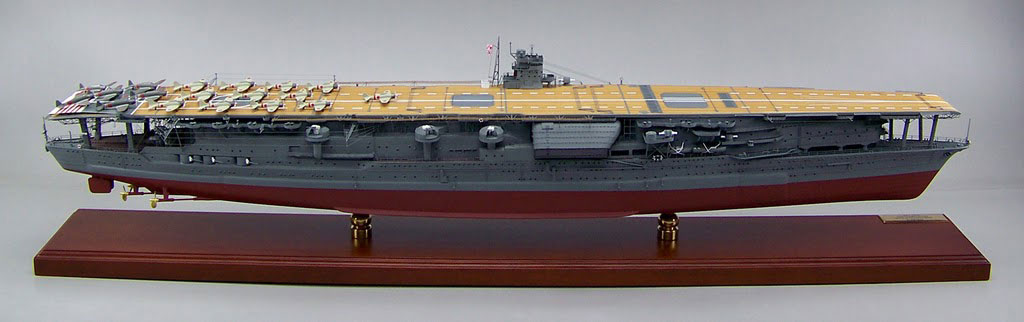 1/200空母赤城精密模型完成品塗装済、木製ハンドメイド艦船模型、空母赤城精密艦船模型完成品台座付の製作と通販専門店 ウッドマンクラブ