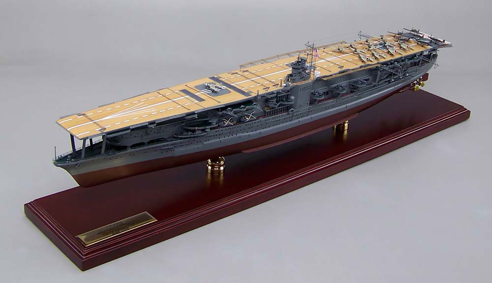 1/350空母赤城精密模型完成品塗装済、木製ハンドメイド艦船模型、空母赤城精密艦船模型完成品台座付の製作と通販専門店 ウッドマンクラブ