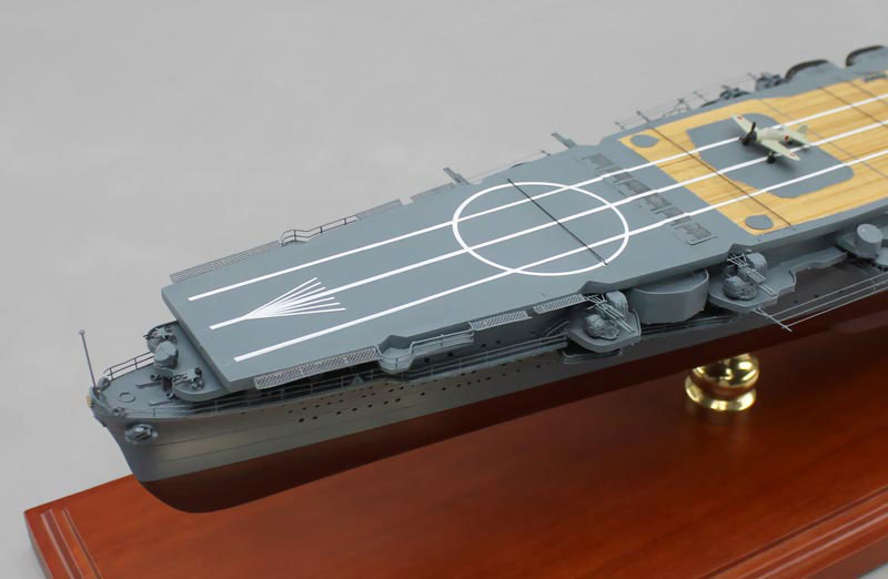 1/350空母飛龍精密模型完成品塗装済、木製ハンドメイド艦船模型、空母飛龍精密艦船模型完成品台座付の製作と通販専門店 ウッドマンクラブ