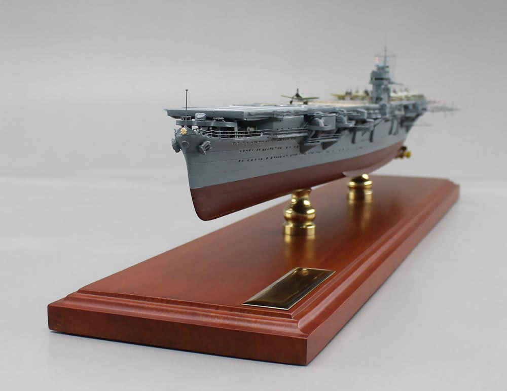 1/350空母飛龍精密模型完成品塗装済、木製ハンドメイド艦船模型、空母飛龍精密艦船模型完成品台座付の製作と通販専門店 ウッドマンクラブ