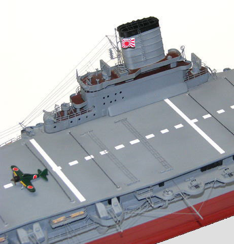 1/350空母大鳳精密模型完成品塗装済、木製ハンドメイド艦船模型、空母大鳳精密艦船模型完成品台座付の製作と通販専門店 ウッドマンクラブ