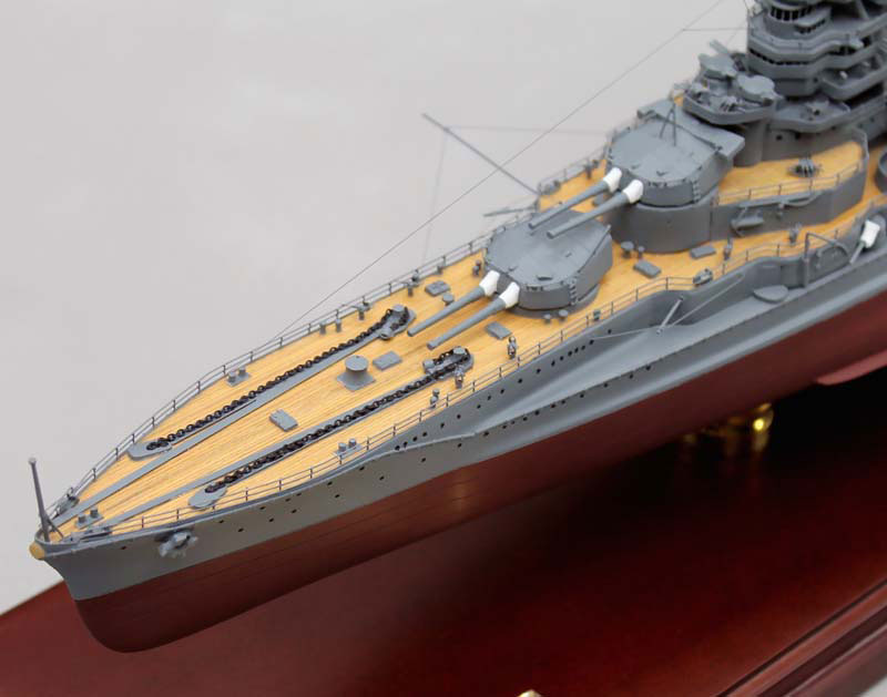 1/350戦艦金剛精密模型完成品木製ハンドメイド塗装済、ウッドマンクラブ
