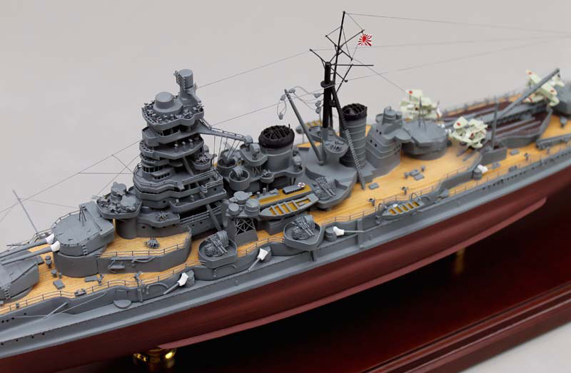 1/350戦艦金剛精密模型完成品木製ハンドメイド塗装済、ウッドマンクラブ