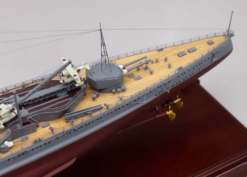 1/350戦艦金剛精密模型完成品木製ハンドメイド塗装済、ウッドマンクラブ