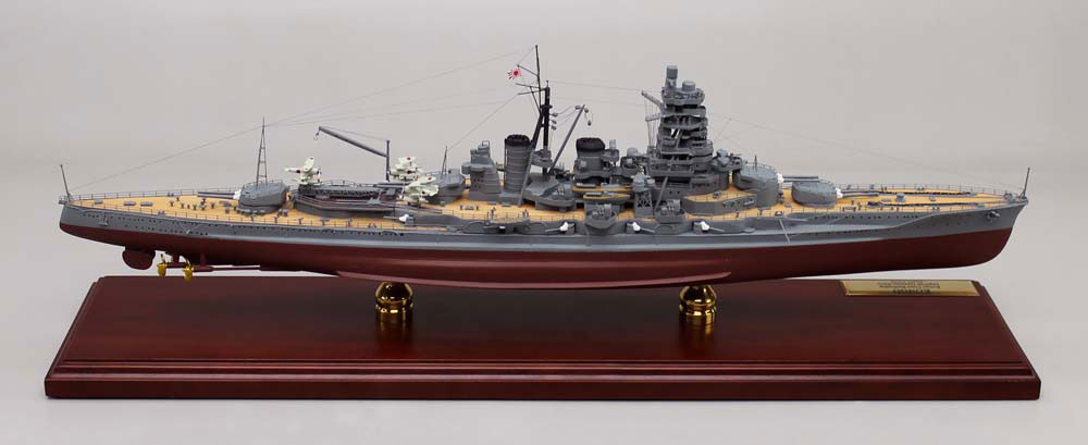 1/350戦艦金剛精密模型完成品木製ハンドメイド塗装済、ウッドマンクラブ