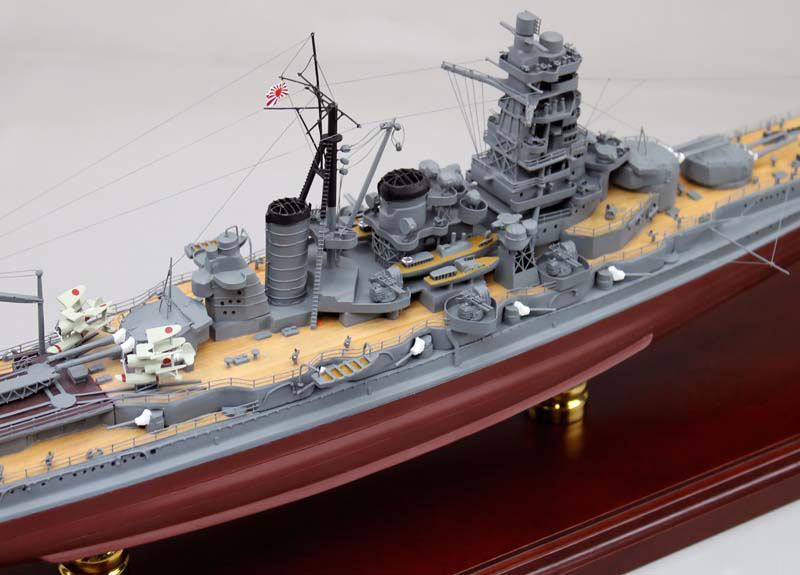 1/350戦艦金剛精密模型完成品木製ハンドメイド塗装済、ウッドマンクラブ