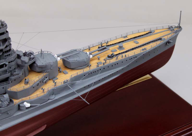 1/350戦艦金剛精密模型完成品木製ハンドメイド塗装済、ウッドマンクラブ