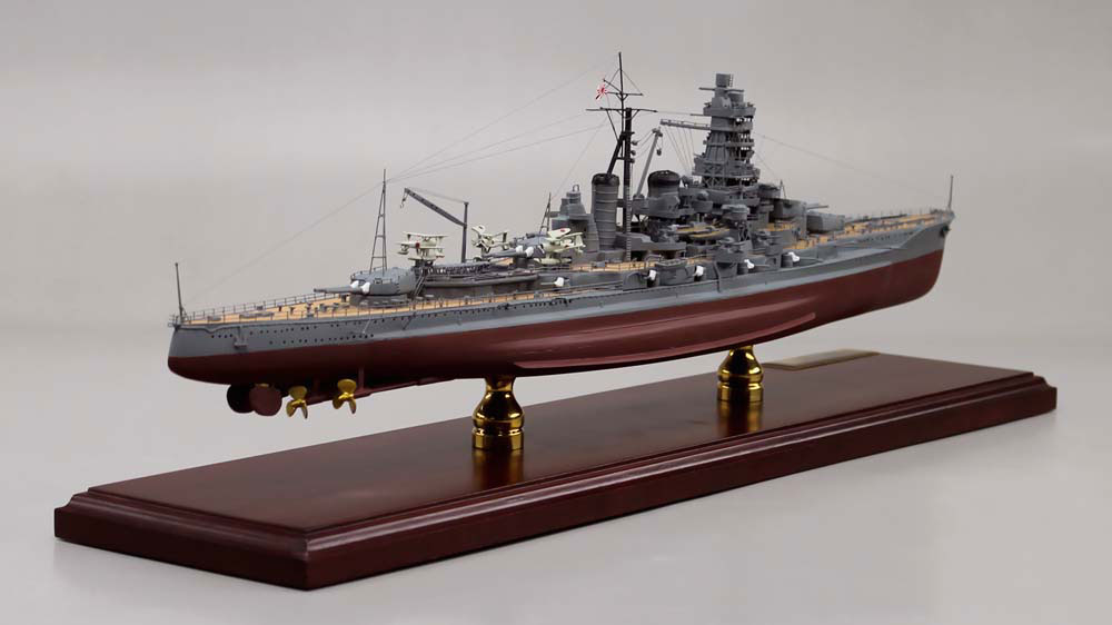 1/350戦艦金剛精密模型完成品木製ハンドメイド塗装済、ウッドマンクラブ