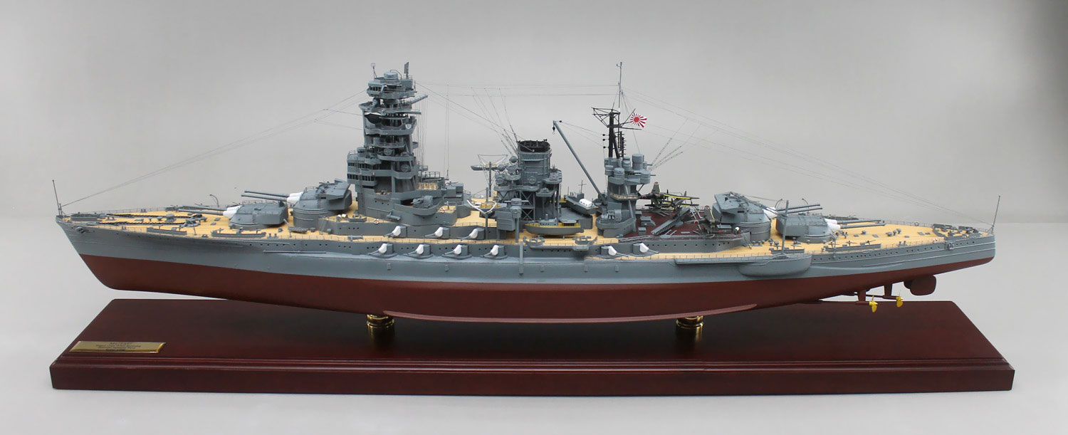 □戦艦陸奥 精密模型完成品 1/350 1/200 1/144 1/100 精密艦船模型
