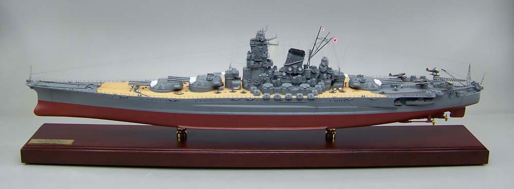 1/200戦艦大和超精密模型完成品、木製ハンドメイド、戦艦大和精密艦船模型完成品台座付の製作と通販専門店 ウッドマンクラブ