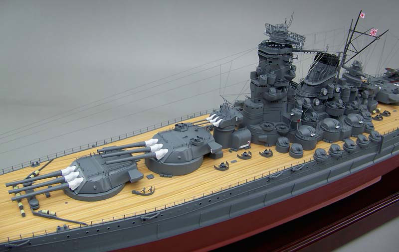 1/200戦艦大和超精密模型完成品、木製ハンドメイド、戦艦大和精密艦船模型完成品台座付の製作と通販専門店 ウッドマンクラブ