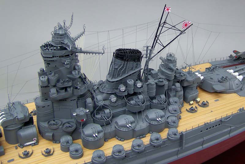 1/200戦艦大和超精密模型完成品、木製ハンドメイド、戦艦大和精密艦船模型完成品台座付の製作と通販専門店 ウッドマンクラブ