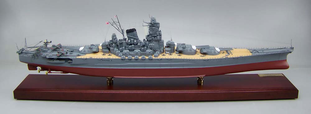 1/200戦艦大和超精密模型完成品、木製ハンドメイド、戦艦大和精密艦船模型完成品台座付の製作と通販専門店 ウッドマンクラブ