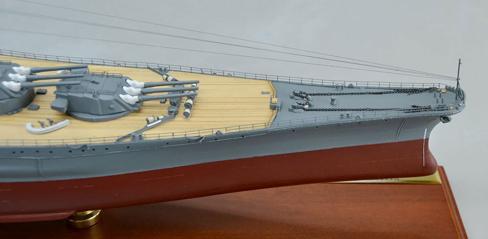1/350戦艦大和超精密模型完成品、木製ハンドメイド、戦艦大和精密艦船模型完成品台座付の製作と通販専門店 ウッドマンクラブ