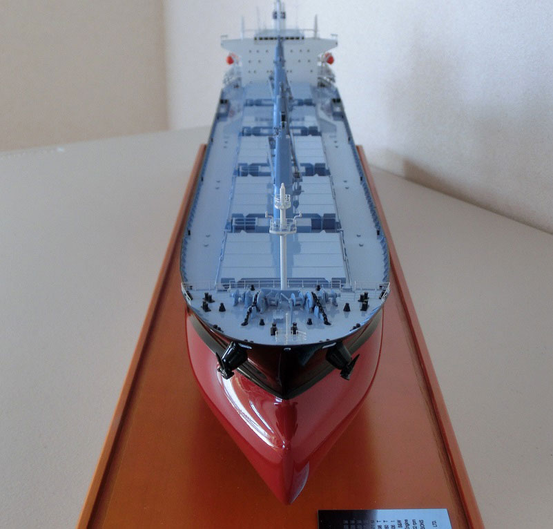 1/300バルク船精密模型 バラ積み貨物船 マンダリン・サン Mandarin-sun 展示模型 モデルシップ FRP製精密船舶模型製作会社、ウッドマンクラブ