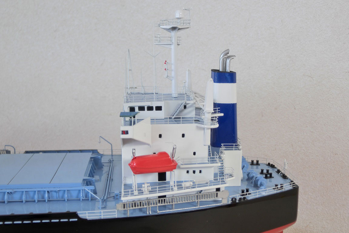 1/300「マンダリン サン」バラ積貨物船(Bulk-carrier）大型バラ積貨物船ファイバーグラス製精密完成模型 ウッドマンクラブ