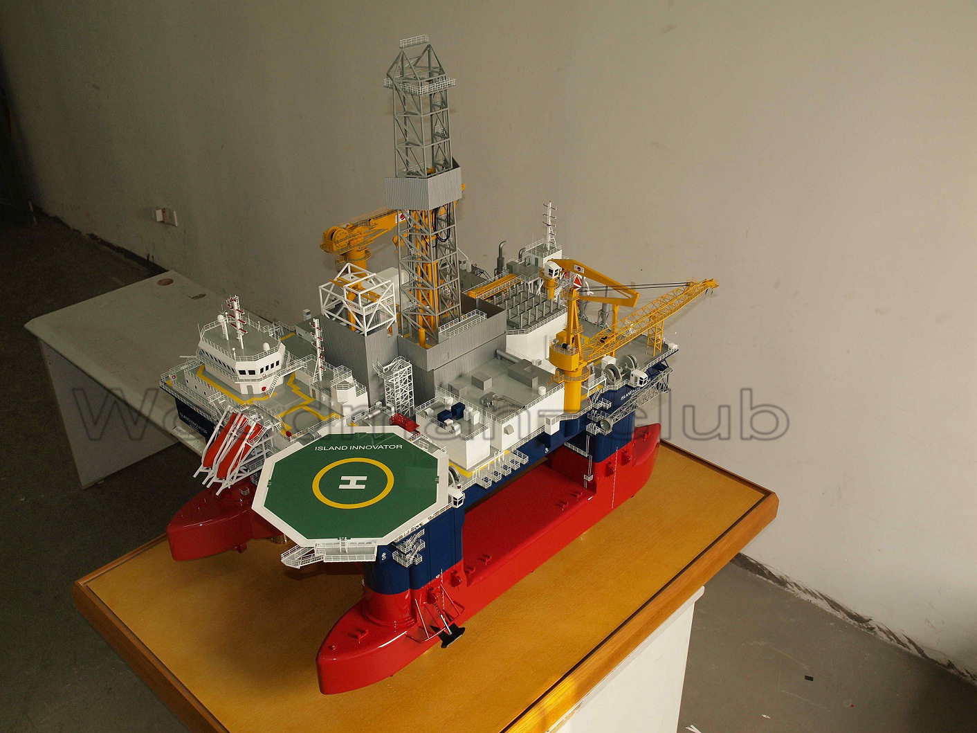 海洋調査船 精密模型完成品 1/350、1/200、1/144 1/100大型グラスファイバー製海洋調査船モデル 完成品台座付き