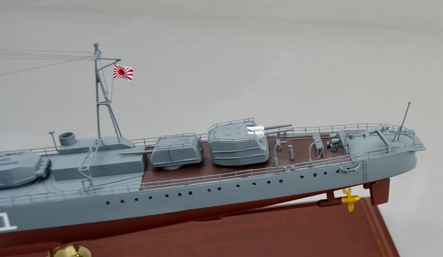 駆逐艦 夕立 1/200 精密艦船模型 ハンドメイド木製艦船模型、精密模型製作・販売の専門店 ウッドマンクラブ