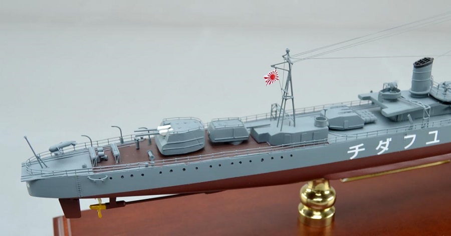 駆逐艦 夕立 1/200 精密艦船模型 ハンドメイド木製艦船模型、精密模型製作・販売の専門店 ウッドマンクラブ