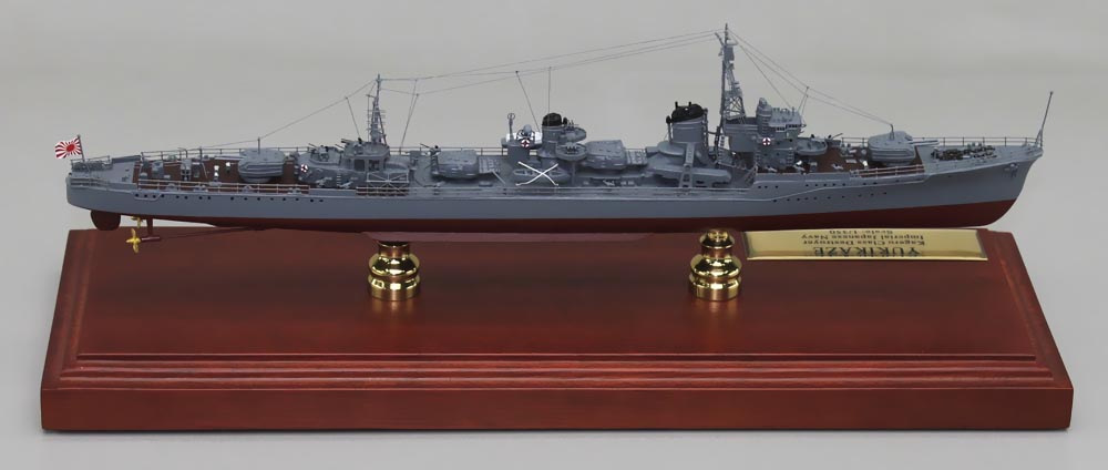 駆逐艦雪風 YUKIKAZE　1/350,1/200,1/144,1/100 精密艦船模型 ハンドメイド木製艦船模型、精密模型製作・販売の専門店 ウッドマンクラブ