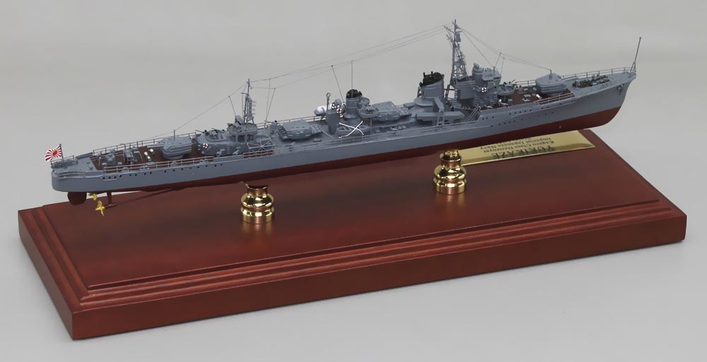 駆逐艦雪風 YUKIKAZE　1/350,1/200,1/144,1/100 精密艦船模型 ハンドメイド木製艦船模型、精密模型製作・販売の専門店 ウッドマンクラブ